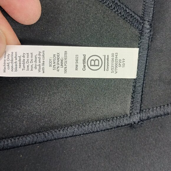 ATHLETA A-C essential bra convertible black small yoga sport - Picture 6 of 6